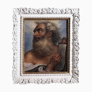 Italian Painting, 1600s, Oil on Wood, Framed