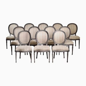 Gustavian Chairs, Set of 12