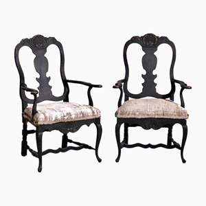 19th Century Armchairs, Set of 2