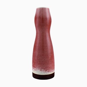 Vase aus glasierter Keramik von Liisa Hallamaa für Arabia, 1960er