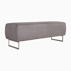 Cubic Grey Fabric Pouf