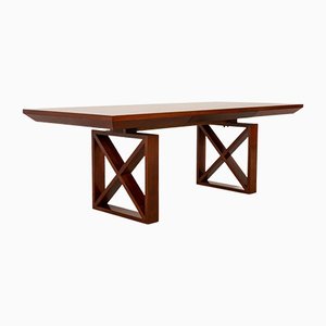 Brown Wood Dining Table from WK Wohnen