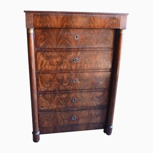 Antiker Empire Chiffonier aus Mahagoni