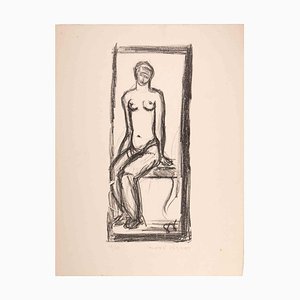 Salomé Vénard, Litografia originale, Nudo di donna, metà XX secolo