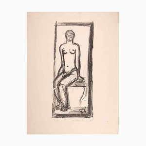 Salomé Vénard, Nude of Woman, Original Lithograph, Mid-20th-Century