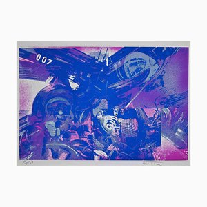 Gianni Bertini, Composition, Original Screen Print, 1980s