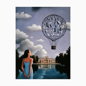 Rafal Olbinski, Warsaw, Palace on The Isle, 2020, Impresión de Giclee