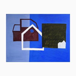 Joanna Mrozowska, Neighborhood 4, 2019, Acrylic on Canvas