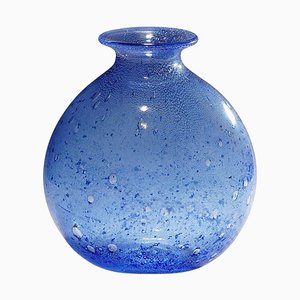 Vase Efeso Bleu par Ercole Barovier pour Barovier & Toso, 1964