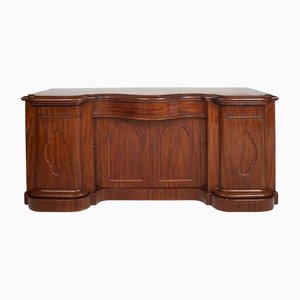 Antique English Victorian Sideboard in Mahogany, 19th Century