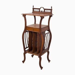French Liberty Stand in Solid Walnut, 20th Century