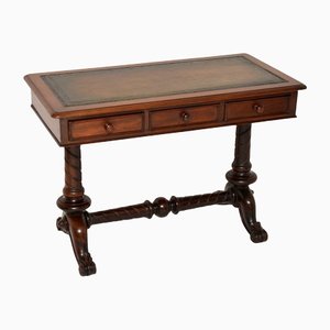 Antique William IV Leather Writing Table / Desk