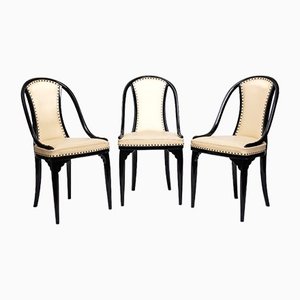 Chaises Art Nouveau par Otto Putscher, Set de 9