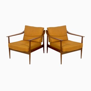 Mid-Century Modern Model 550 Armchairs by Walter Knoll, 1950s, Set of 2