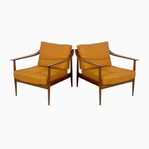 Set of Mid-Century Modern Model 550 Armchairs by Walter Knoll, 1950s