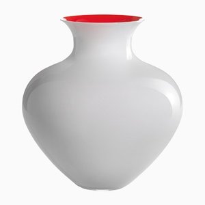 Medium Antares Milk N.4 Vase by Nason Moretti