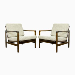 Set of B-7522 Armchairs by Zenon Bączyk, 1960s