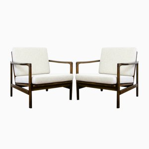 Set of B-7522 Armchairs by Zenon Bączyk, 1960s