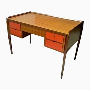Teak Desk attributed to Gio Ponti for Dassi, 1950s