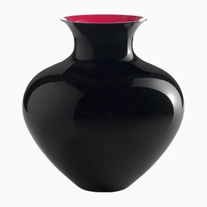 Large Antares Black N.4 Vase by Nason Moretti