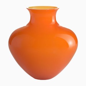 Vase Medium Antares N.4 Orange par Nason Moretti
