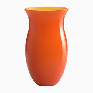 Vaso Antares nr. 3 arancione di Nason Moretti