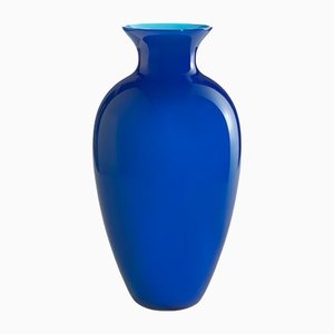 Vaso grande Antares nr. 1 blu di Nason Moretti