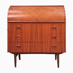 Mid-Century Swedish Roll-Top Desk or Secretaire by Egon Ostergaard, 1960s