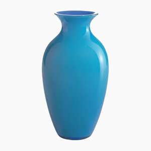 Medium Antares Aquamarine N.1 Vase by Nason Moretti