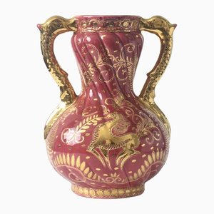 Keramikvase von Faience De Jemappes, 1950er