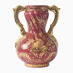 Vase en Céramique de Faïence De Jemappes, 1950s