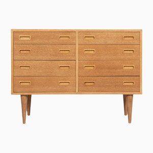 Mid-Century Danish Oak Chest of Drawers from Hundevad, 1960s