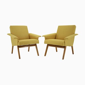 Czechoslovakian Lounge Chairs, 1960s, Set of 2