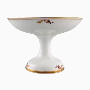Compota dorada de porcelana de Royal Copenhagen