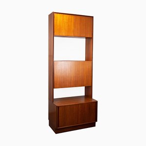 Tall Free-Standing Wall Unit in Teak from G-Plan, 1960s