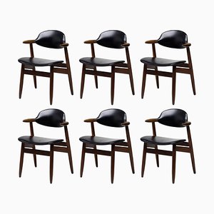 Chaises en Corne de Vache, Pays-Bas, Set de 6