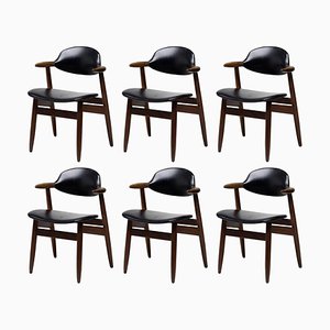 Dutch Cow Horn Chairs, Set of 6