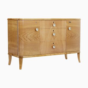 Mid-Century Swedish Chest of Drawers in Elm