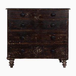 Victorian Ebonised Chest of Drawers