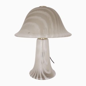 Blown Glass Mushroom Table Lamp