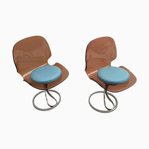 Mid-Century Modern Side Chairs, 1970, Set of 2