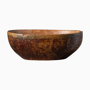 19th Century Swedish Painted Wood Bowl