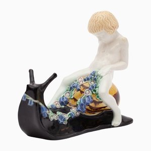 Snail Rider par Michael Powolny pour Viennese Ceramic