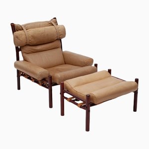 Sillon Lounge Chair by Arne Norell for Arne Norell AB, Set of 2