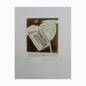 Alberto Rafols-Casamada, Finestres 1, 1993, Original Etching