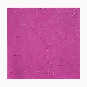 Bridg’, Monochrome en Rose, 2021, Acrylic on Canvas