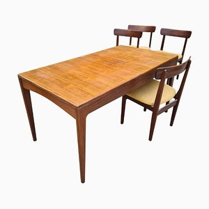 Teak Dining Table & Chairs by John Herbert for A. Younger, Set of 5