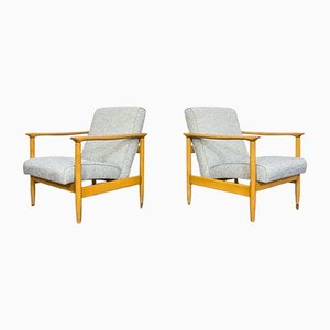 Set of GFM-142 Armchairs by Edmund Homa, 1960s