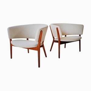 Dänische Sessel von Nanna Ditzel für Søren Willadsen Furniture Factory, 1952, 2er Set