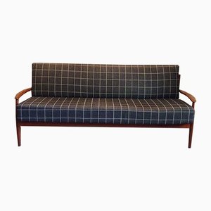 Vintage 3 Seat Sofa by Grete Jalk for France & Son, 1960s
